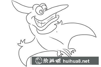 簡筆畫教程怎么畫翼龍 簡筆畫教程怎么畫翼龍
