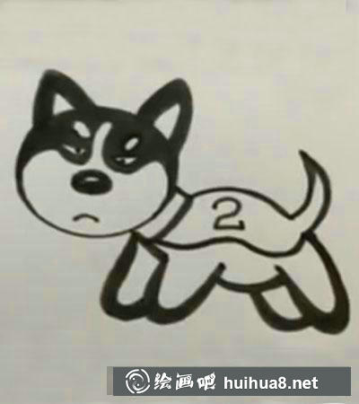 簡筆畫教程怎么畫哈士奇 簡筆畫教程怎么畫哈士奇