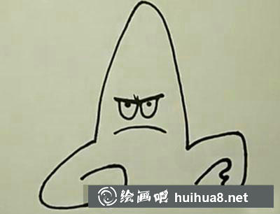 簡(jiǎn)筆畫教程怎么畫派大星