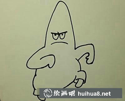 簡(jiǎn)筆畫教程怎么畫派大星