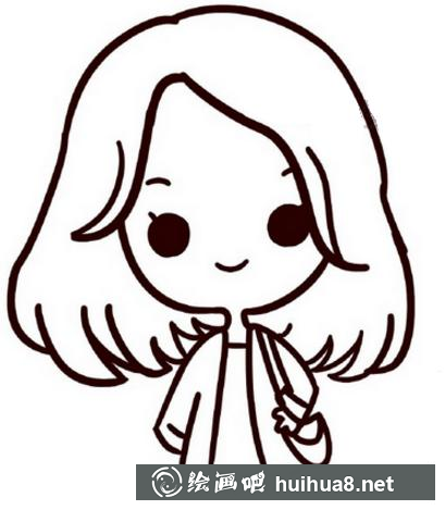 小女孩的畫法