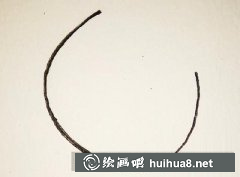 荷葉下貓咪簡(jiǎn)筆畫教程