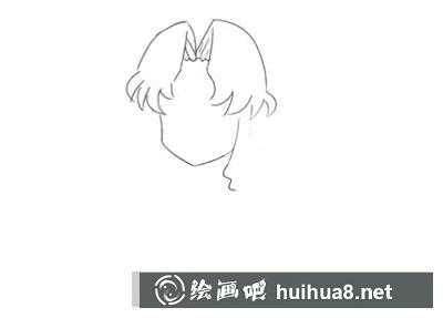 彩俐公主簡筆畫輪廓