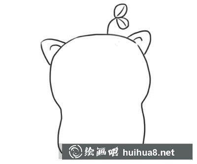 簡筆畫教程怎么畫吃西瓜的貓 簡筆畫教程怎么畫吃西瓜的貓
