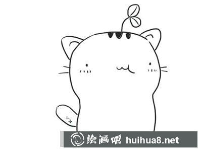 簡筆畫教程怎么畫吃西瓜的貓 簡筆畫教程怎么畫吃西瓜的貓