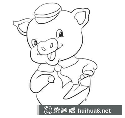 簡筆畫教程怎么畫三只小豬