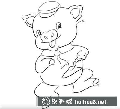 簡筆畫教程怎么畫三只小豬
