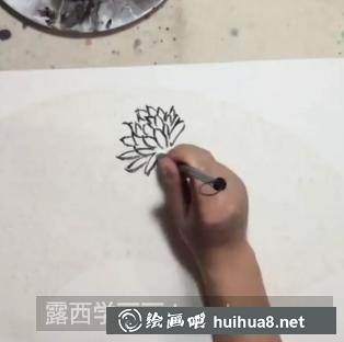 寫意菊花的畫法