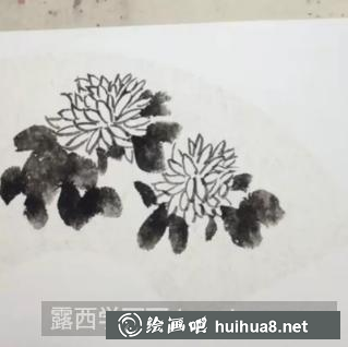 寫意菊花的畫法