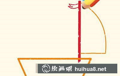 簡(jiǎn)筆畫教程怎么畫小帆船