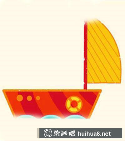 簡(jiǎn)筆畫教程怎么畫小帆船