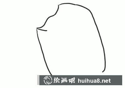 雪糕簡(jiǎn)筆畫繪制步驟二