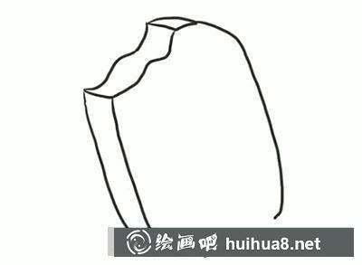 雪糕簡(jiǎn)筆畫繪制步驟四