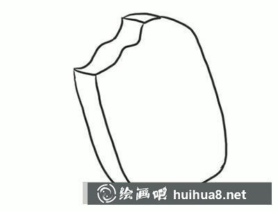 雪糕簡(jiǎn)筆畫繪制步驟五