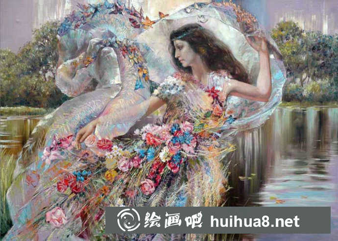 充滿活力的油畫作品