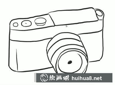 簡筆畫教程怎么畫照相機(jī)