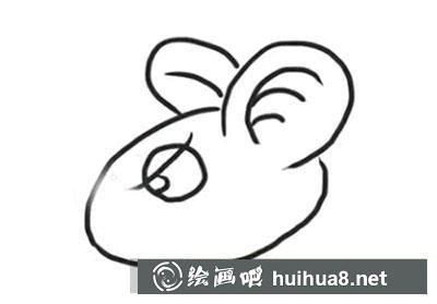 簡筆畫教程怎么畫生氣的老鼠