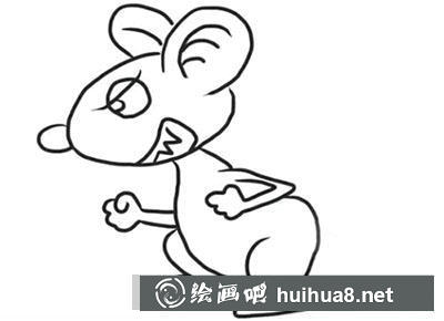 簡筆畫教程怎么畫生氣的老鼠