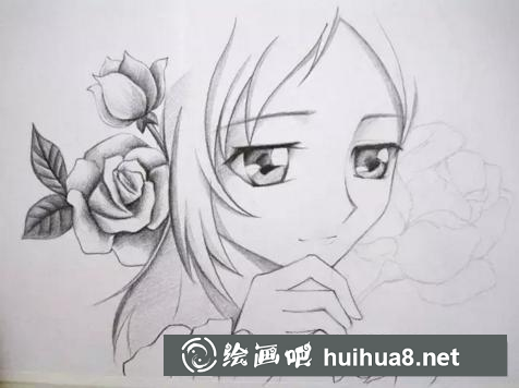漫畫女生眼睛的畫法