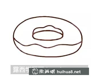 甜甜圈簡筆畫 甜甜圈簡筆畫