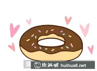 甜甜圈簡筆畫 甜甜圈簡筆畫