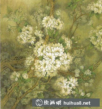 工筆畫教程怎么畫櫻花