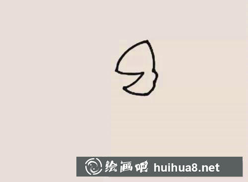 魚兒童畫過程