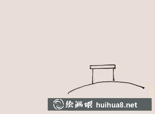 風(fēng)車屋簡筆畫過程 風(fēng)車屋簡筆畫過程