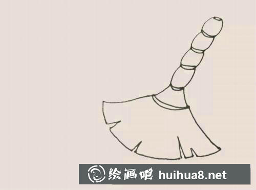 掃把簡(jiǎn)筆畫過程
