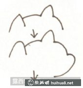 貓咪兒童畫中尋找小魚干