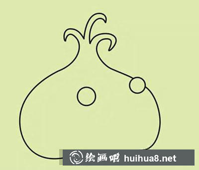 簡(jiǎn)筆畫(huà)教程怎么畫(huà)大蒜