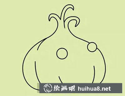 簡(jiǎn)筆畫(huà)教程怎么畫(huà)大蒜
