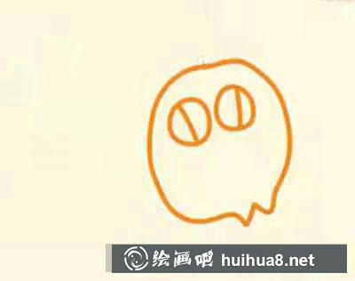 簡(jiǎn)筆畫教程怎么畫蟋蟀第二步