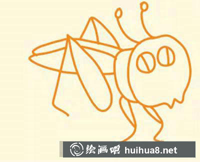 簡(jiǎn)筆畫教程怎么畫蟋蟀第五步