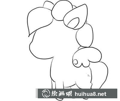 簡筆畫教程怎么畫小白馬