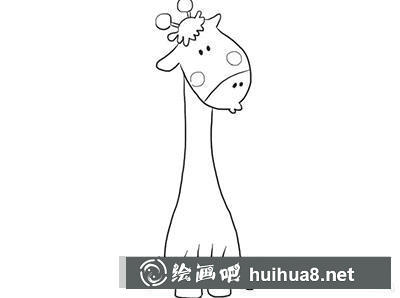簡筆畫教程怎么畫長頸鹿