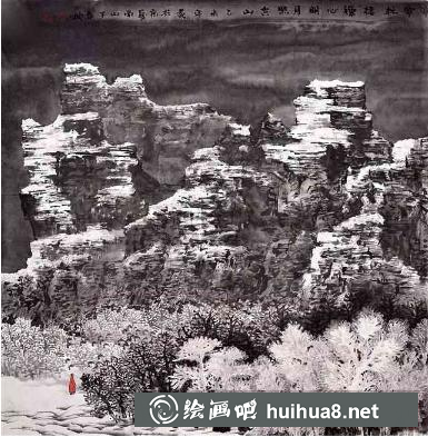 山水畫點景的原則