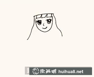 兒童畫拜年的小孩