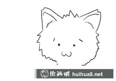 怎么畫驚嚇的小狗
