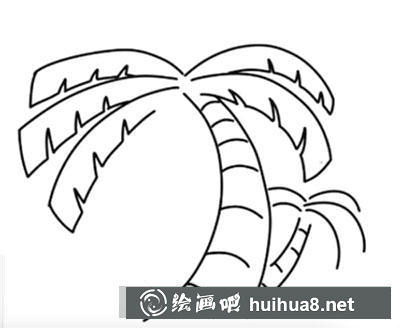 怎么畫椰子樹
