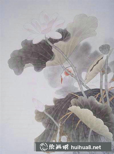 怎么畫荷花