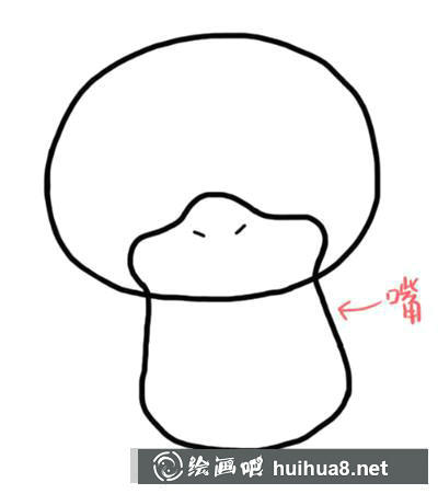 可達(dá)鴨兒童畫