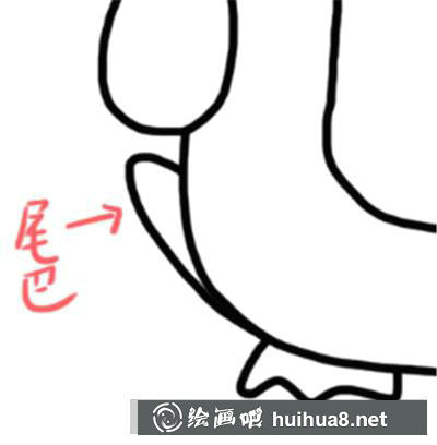 可達(dá)鴨兒童畫
