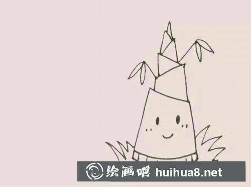 筍兒童畫教程