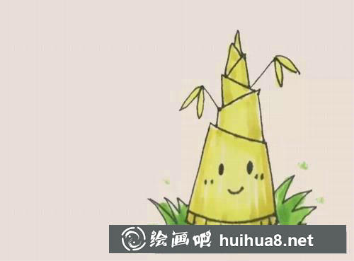 筍兒童畫教程