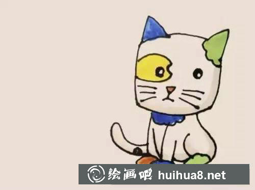 小怪兒童畫過程