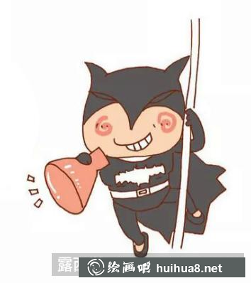 蝙蝠俠兒童畫