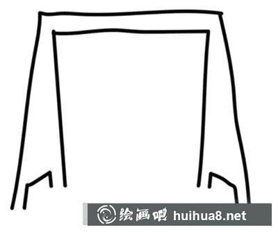 簡(jiǎn)筆畫教程秋千的畫法