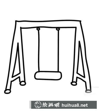 簡(jiǎn)筆畫教程秋千的畫法