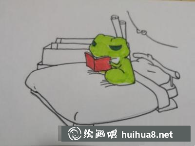 旅行青蛙的畫法